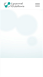 Mobile Screenshot of liposomalglutathione.com